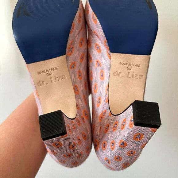 Dr. Liza African Ankara Pink Sneaker Perfect Pump - Picture 9 of 12